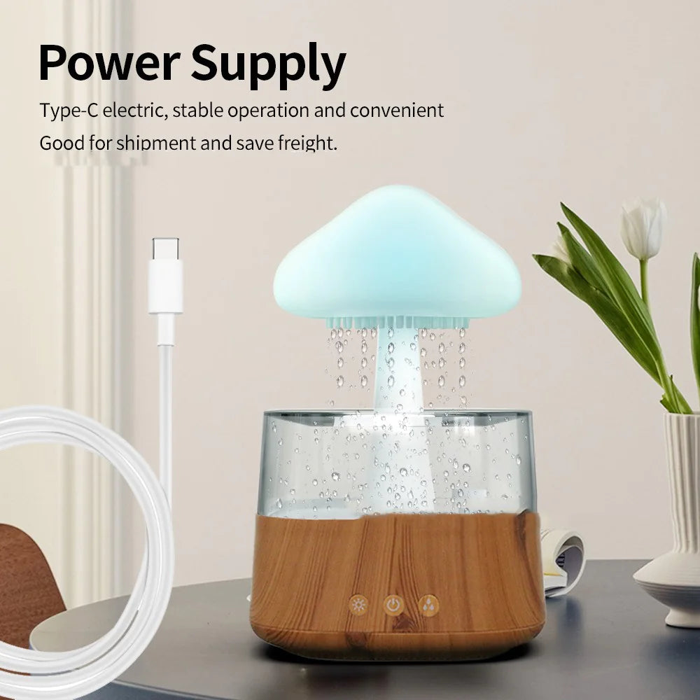 Relax Cloud Rain Diffuser Humidifier aromatherapy