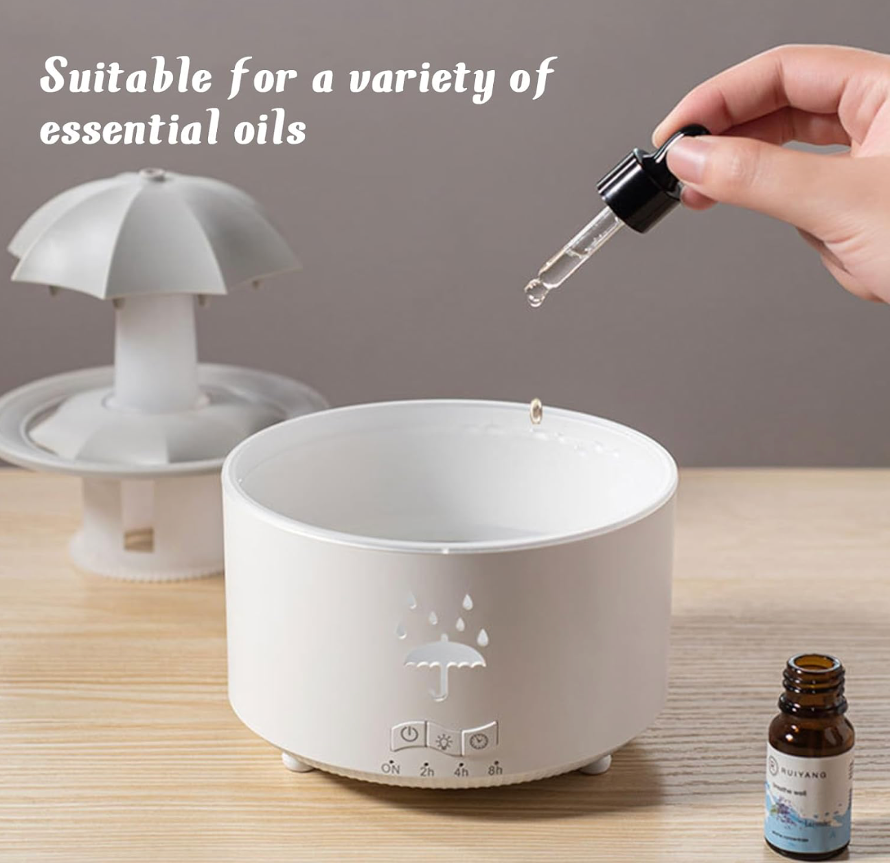 Raindrop Aromatherapy Humidifier bedroom essential oil