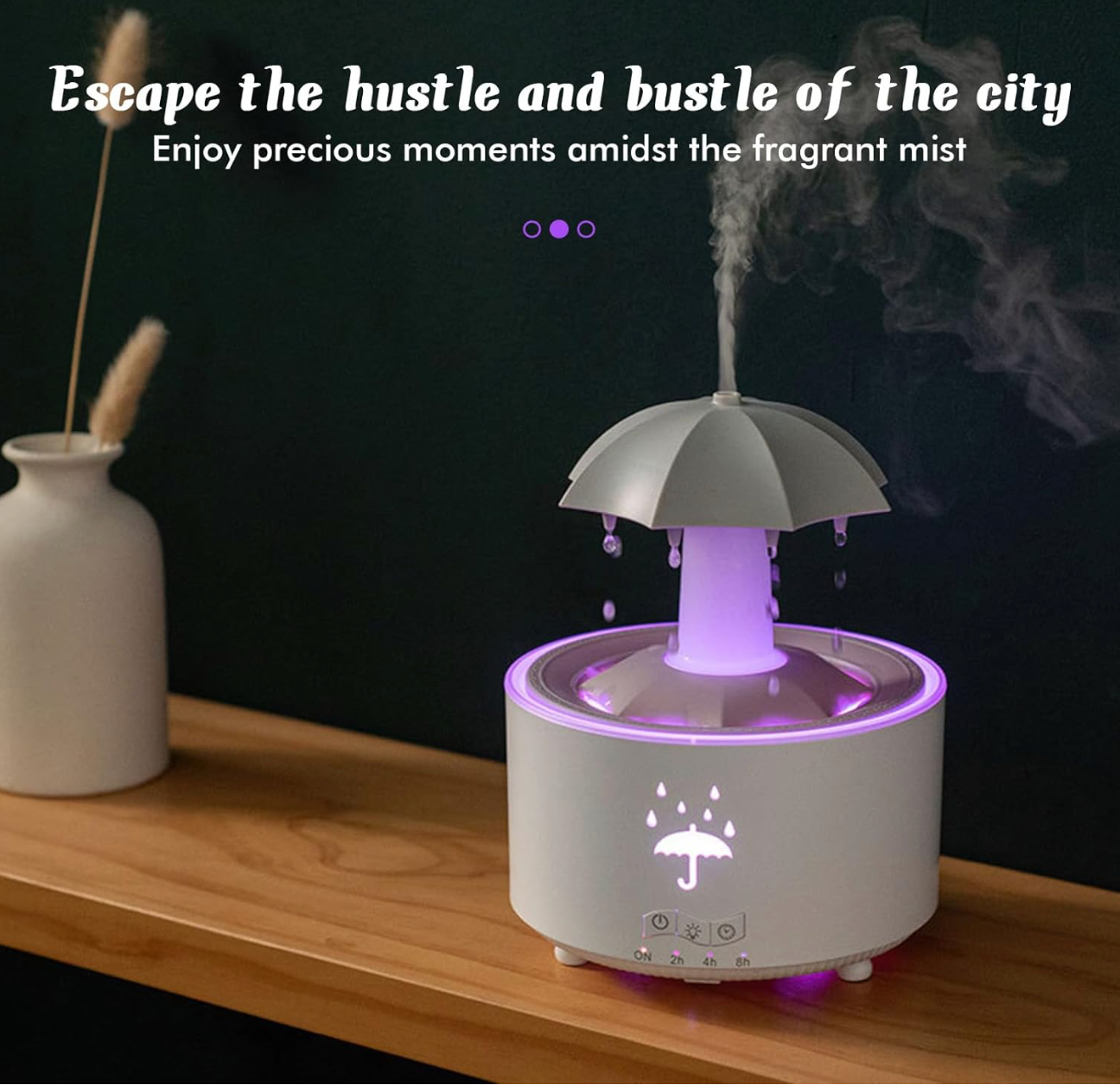 Raindrop Aromatherapy Humidifier bedroom essential oil