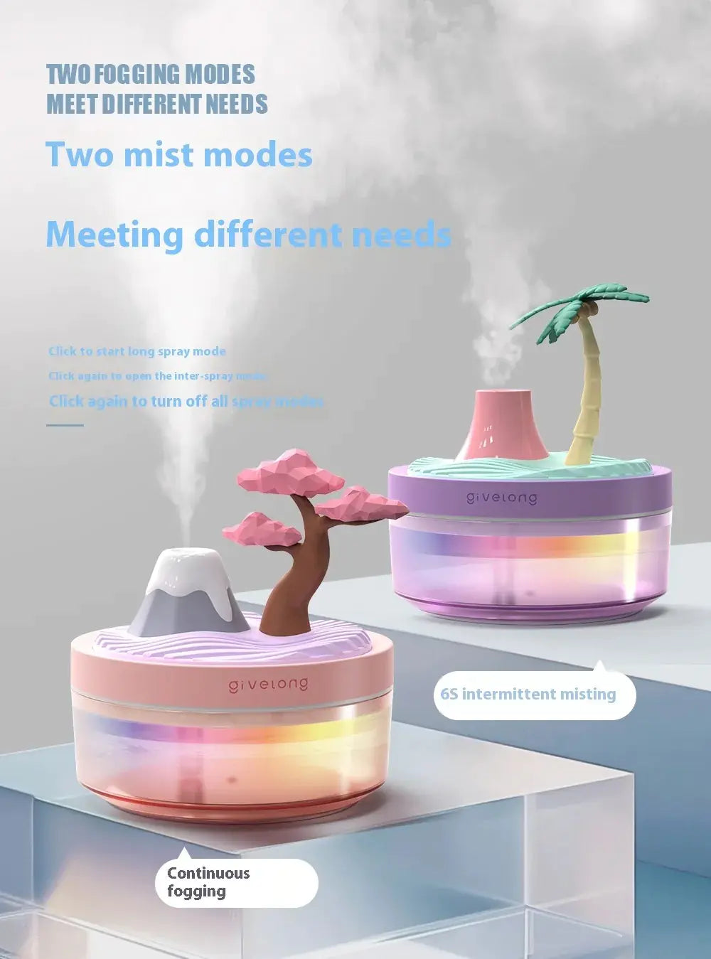 Raindrop Aroma Diffuser compact desk diffuser