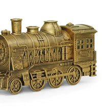 Retro Circular Train Sprinkler Decor charming vintage ornament