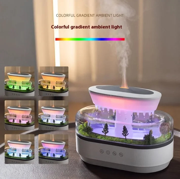 Raindrop Aroma Diffuser Humidifier for bedroom air moisture