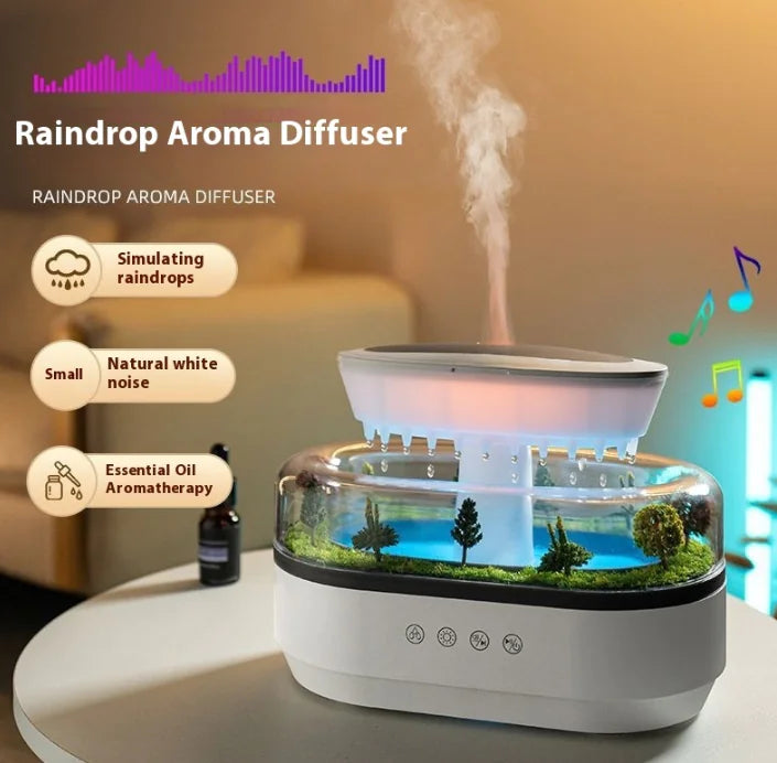 Raindrop Aroma Diffuser Humidifier relaxing essential oil diffuser