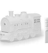 Retro Circular Train Sprinkler Decor decorative train figurine